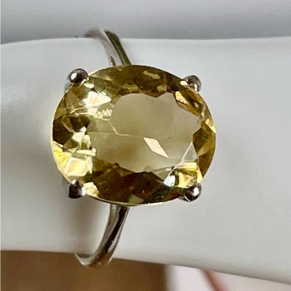 Clearance‼️5CT Yellow Topaz. silver 925.